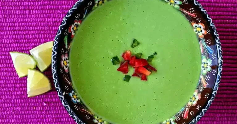 Foto da receita de Sopa Fria de Ervilhas