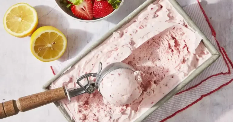 Foto da receita de Sorvete de Morango com Limão