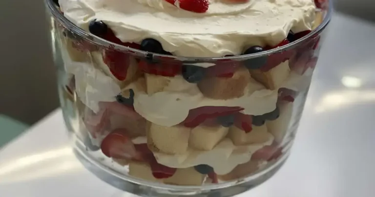 Foto da receita de Trifle Americano