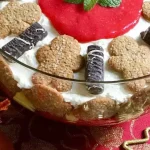 Trifle de Gingerbread com Eggnog