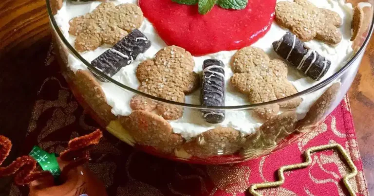 Foto da receita de Trifle de Gingerbread com Eggnog