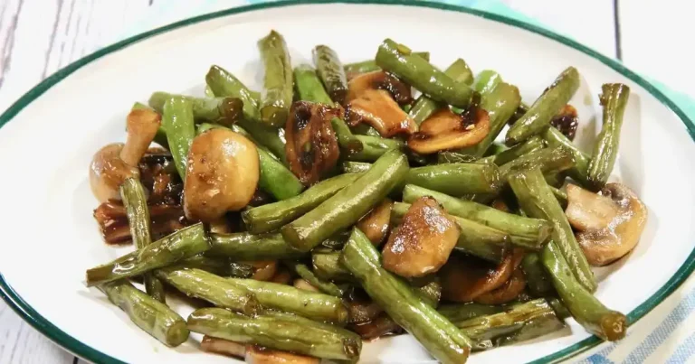 Foto da receita de Vagem e Cogumelos à Moda Asiática