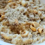 Vitamina Rápida de Aveia com Manteiga de Amendoim